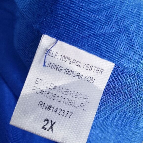 May & July Blue Sequin Elastic Waist Pull on Pants - Picture 8 of 8